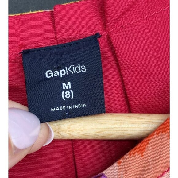 GapKids Sleeveless Floral Multicolor Dress Girls M (8) Pink Party Summer Wedding - Picture 3 of 9